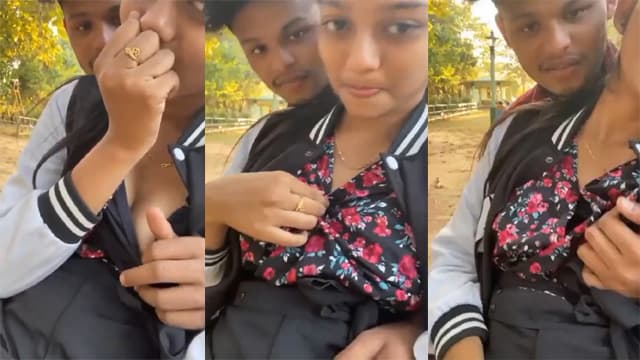 Desi Sweet School Girl – Boobs Outdoor Squeeze Exposed