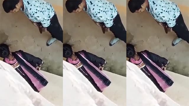 Uncle Fucking Girl Behind The Bus Stop Highway