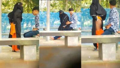 Muslim Burka Girl Risky Outdoor Park Hard Fuck